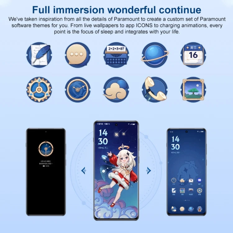 OnePlus Ace 2 Pro Genshin Impact Paimon Edition Smartphone - 16GB RAM 512GB Storage | 120Hz AMOLED Display | 50MP Camera | Gaming Phone for Genshin Impact Fans | Perfect for Mobile Gaming & Streaming