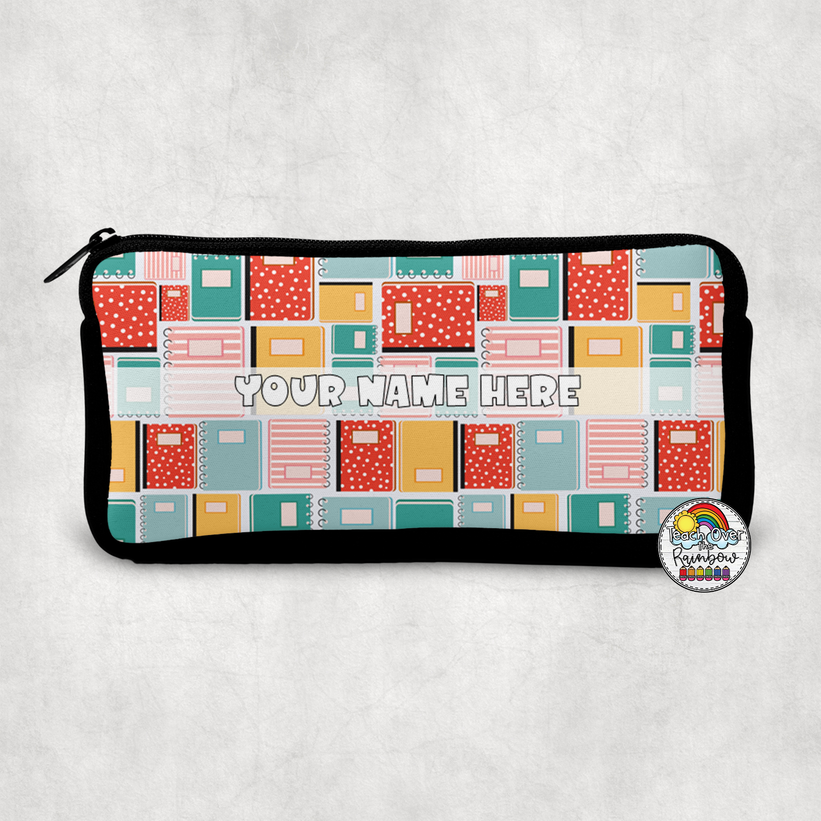 Stylish Coral Design Small Pencil Case for School, Office & Travel - Perfect for Organizing Pens, Markers & Art Supplies