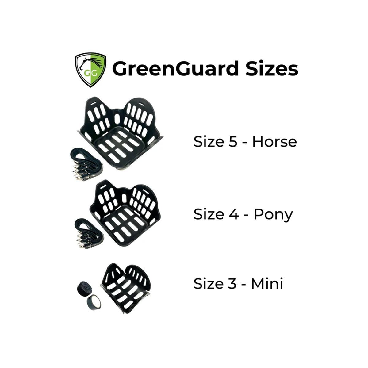 GG Equine GreenGuard Grazing Muzzle - Breathable Horse Grazing Mask for Pasture & Turnout, Prevents Overeating & Weight Gain - Perfect for Ponies, Mini Horses & Easy Keepers