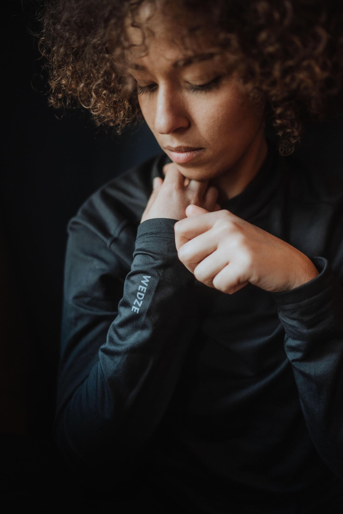Wedze Women's BL500 Ski Base Layer Top - Thermal Underwear for Cold Weather - Perfect for Skiing, Snowboarding & Winter Sports
