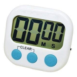 EUROLAB Digital Timer Stopwatch with Large LCD Display - Magnetic Backing & Stand for Kitchen, Lab, Cooking - Loud Alarm for Perfect Timing in Baking, Fitness, Sports & Classroom Activities
