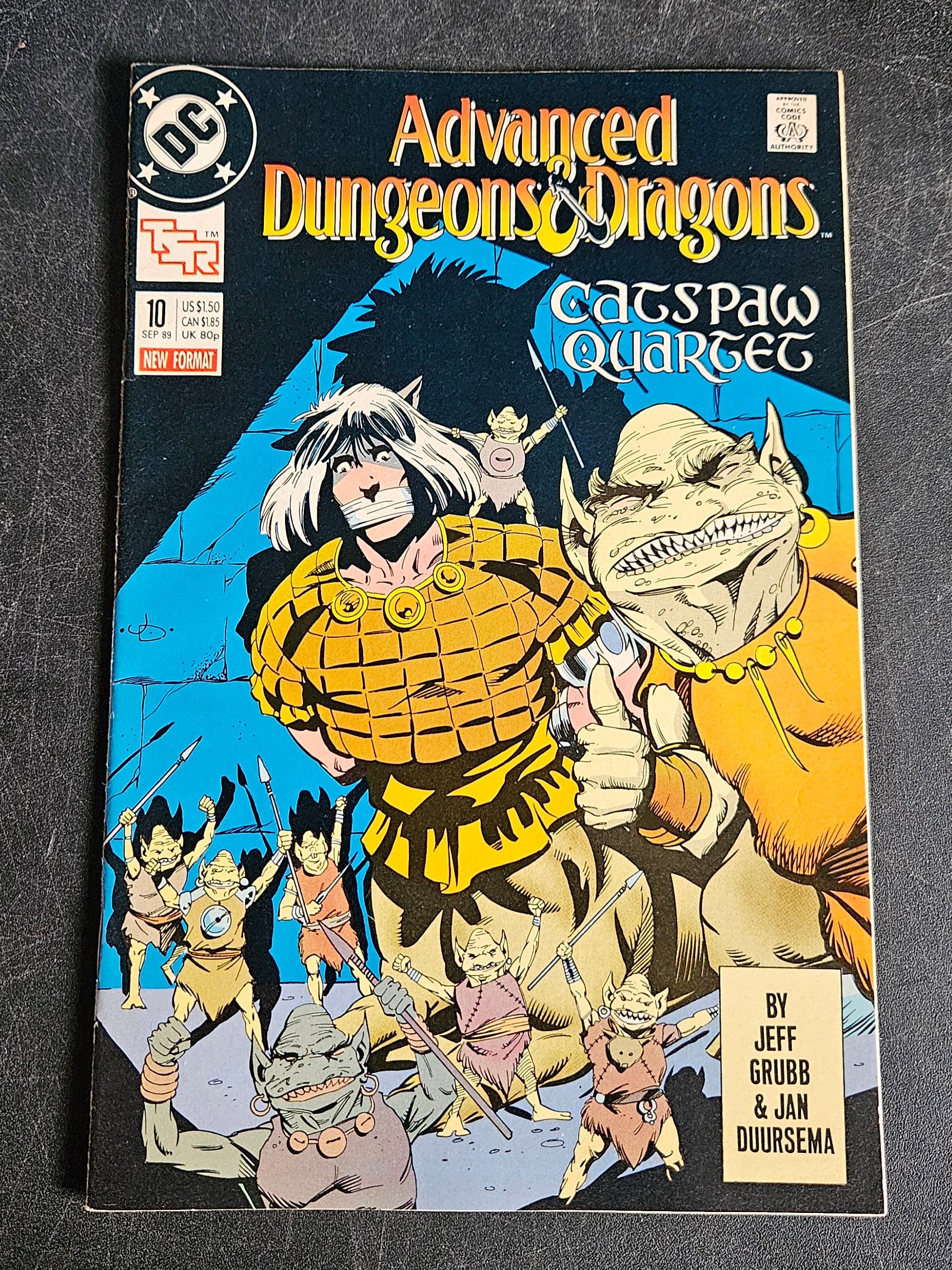 Advanced Dungeons & Dragons #10 Sept 1981 DC Comic Book by Jeff Grubb & Duursema - Vintage D&D Collectible for RPG Fans & Comic Enthusiasts