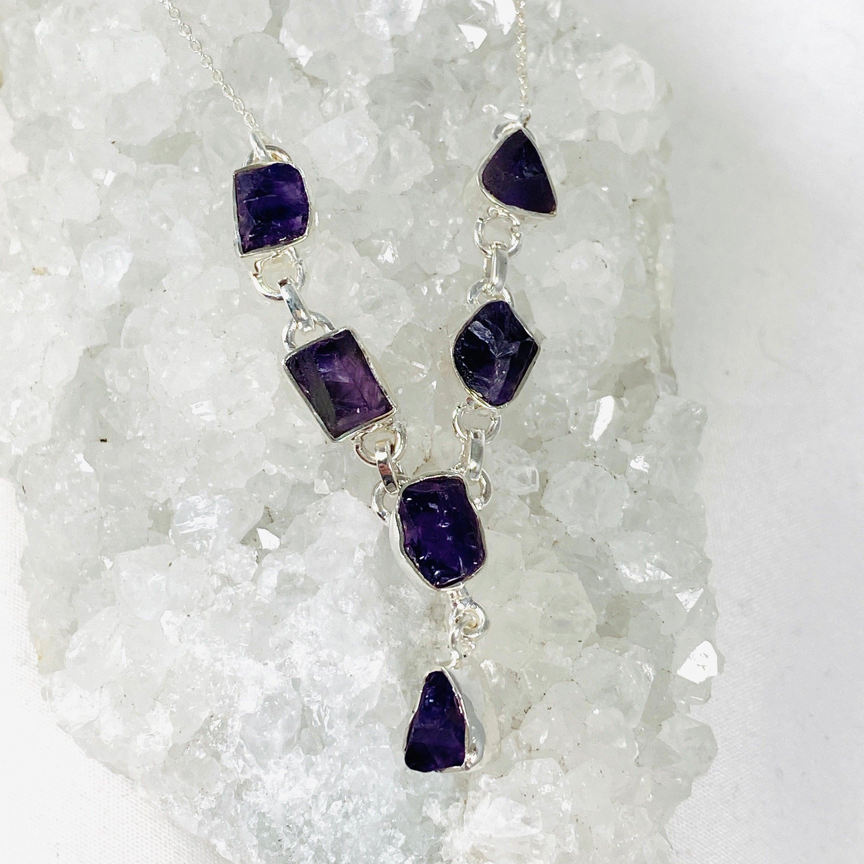 Raw Multi Stone Necklaces N644 - Natural Gemstone Beaded Jewelry for Women | Perfect for Boho Fashion, Layering & Everyday Wear