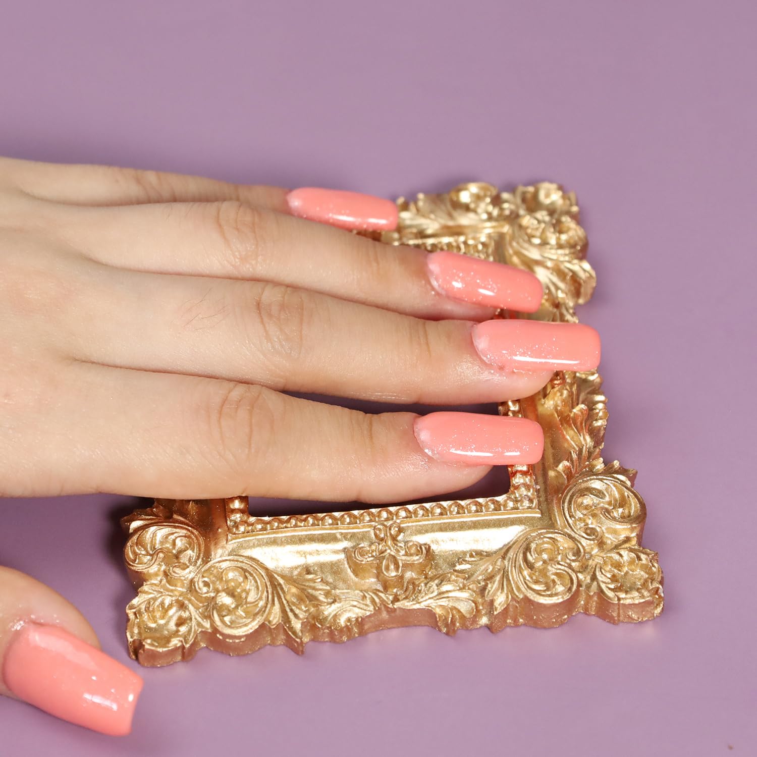Hot Pink Elastic Rubber Base Coat Gel Nail Polish - Soak Off with LED Lamp - Long Lasting DIY Manicure Kit for Women - Perfect for Home Nail Care, Salon Use & Gift Giving