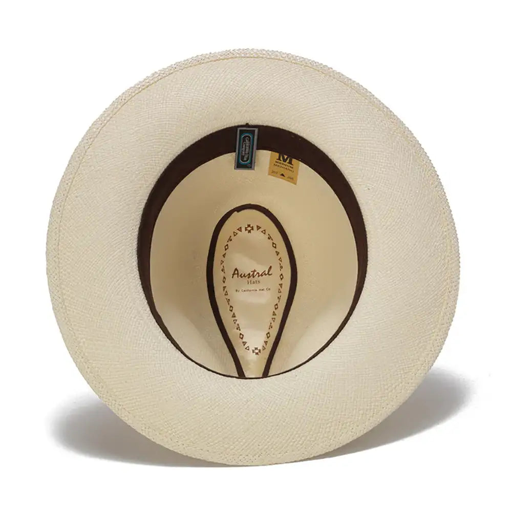 California Hats Montana Panama Straw Fedora Hat for Men & Women - Summer Sun Protection, Beach & Outdoor Activities