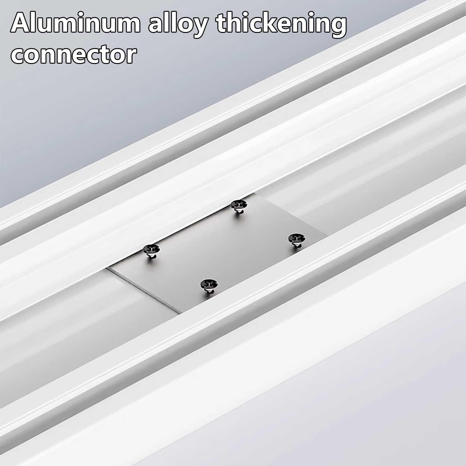 Double Row Heavy Duty Silent Curtain Track - 3.5m (11.5ft) White for Drop Ceiling & Room Dividers - Perfect for Home, Office & Commercial Spaces