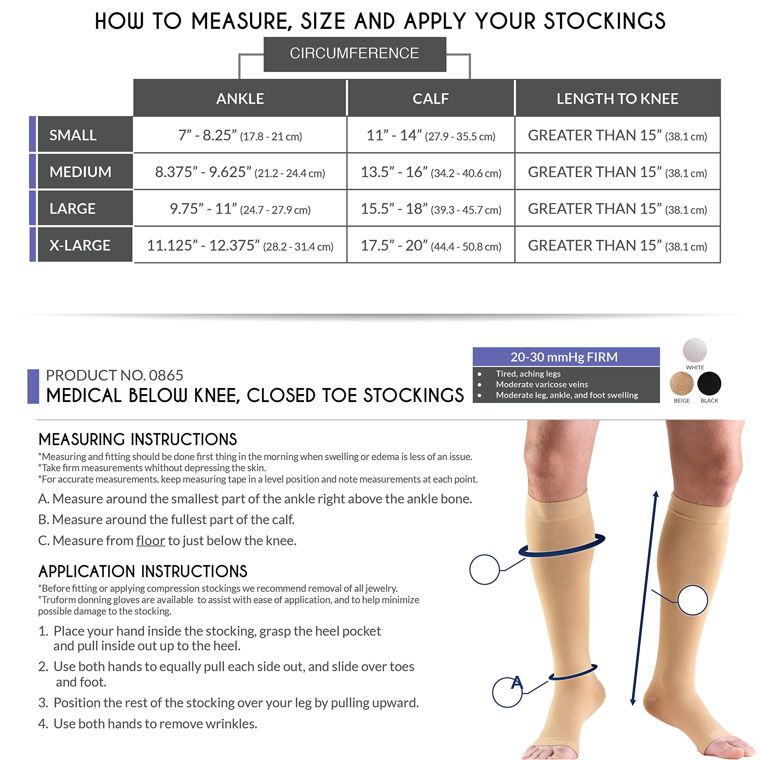20-30 mmHg Open Toe Compression Stockings for Men & Women - Short Length (6 Pairs) | Ideal for Travel, Work & Varicose Vein Relief