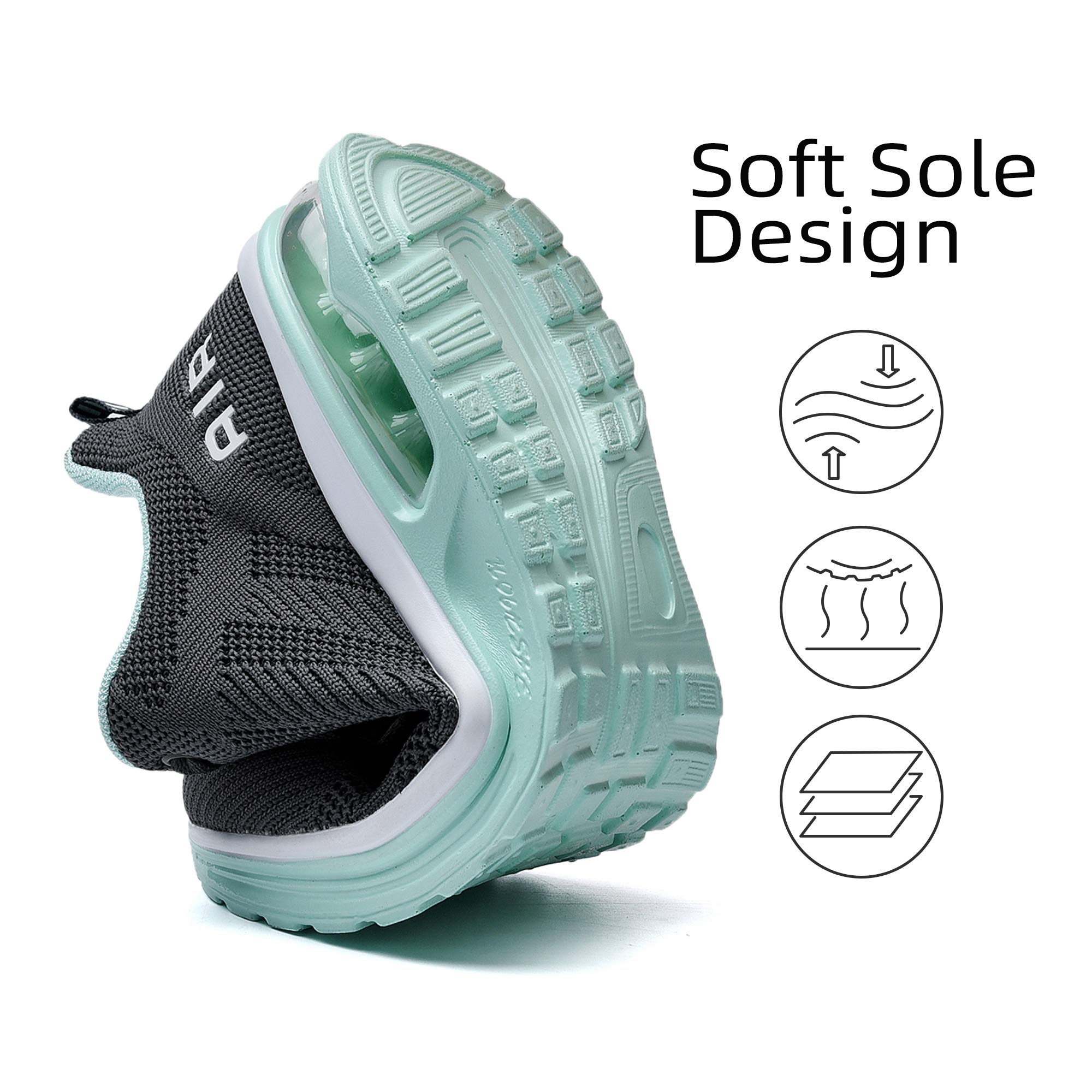 Lamincoa Women's Lightweight Walking & Running Shoes - Non-Slip Tennis Sneakers with Breathable Mesh & Air Cushion for Gym, Workout & Sports | Perfect for Jogging, Training & Daily Wear