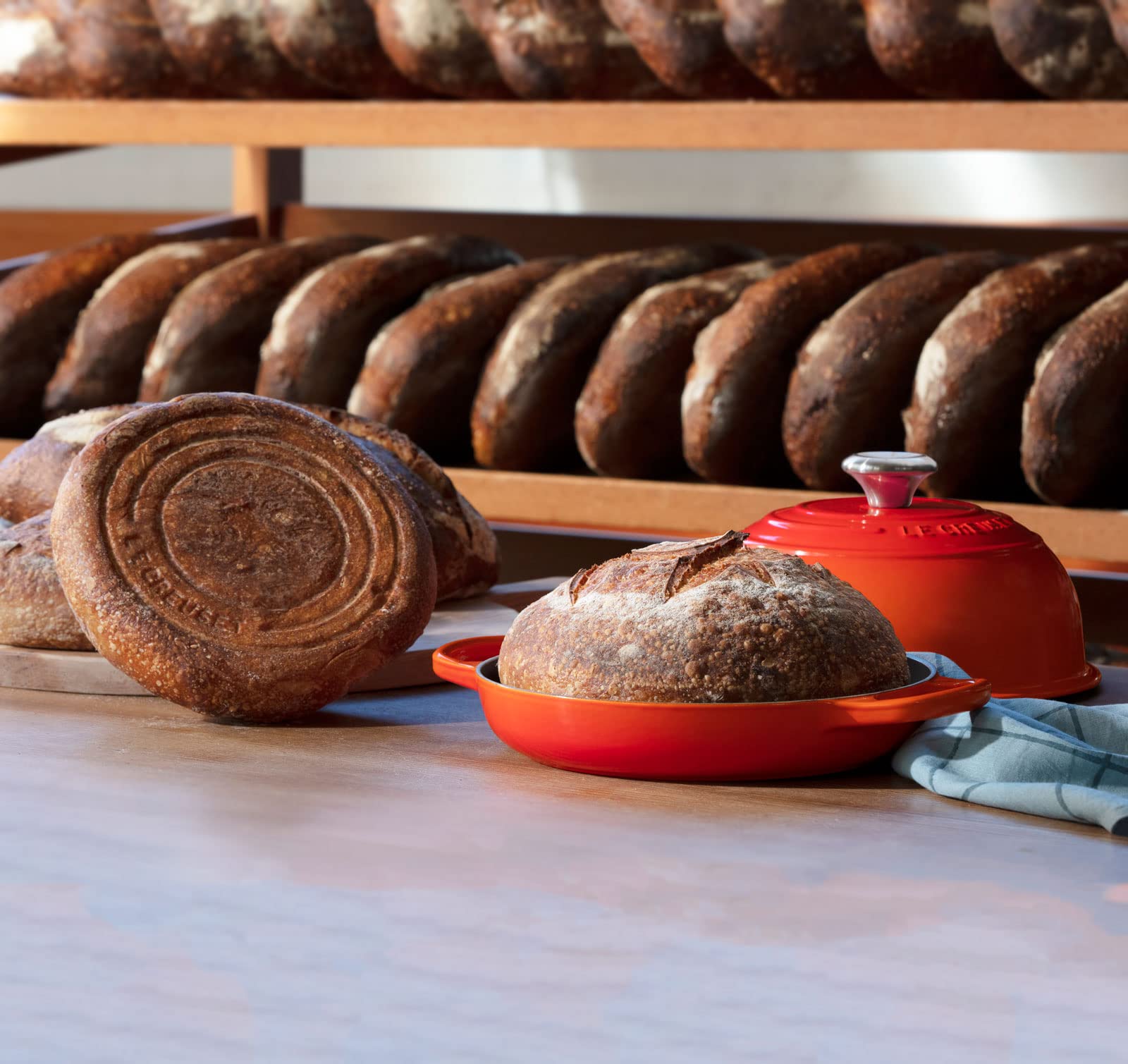 Le Creuset Enameled Cast Iron Bread Oven Bundle with 3.25