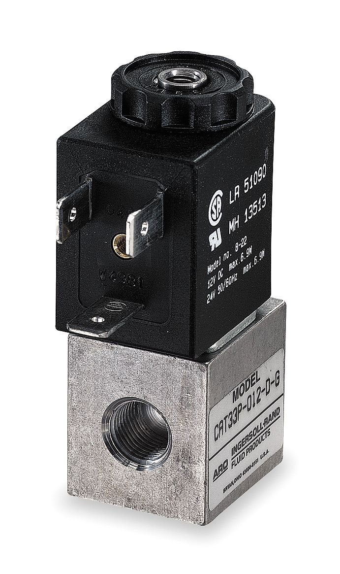 12V DC 1/8 Inch Solenoid Air Control Valve - for HVAC Systems, Pneumatic Tools & Industrial Automation