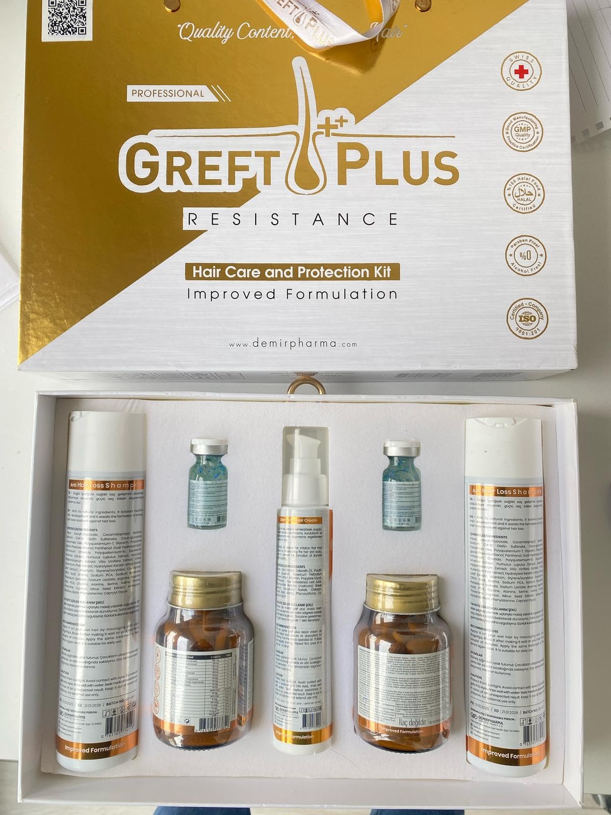 3 Months Hair Care & Protection Set - Anti Hair Loss Treatment Kit for Stronger, Healthier Hair - Perfect for Daily Use, Travel & Gifting