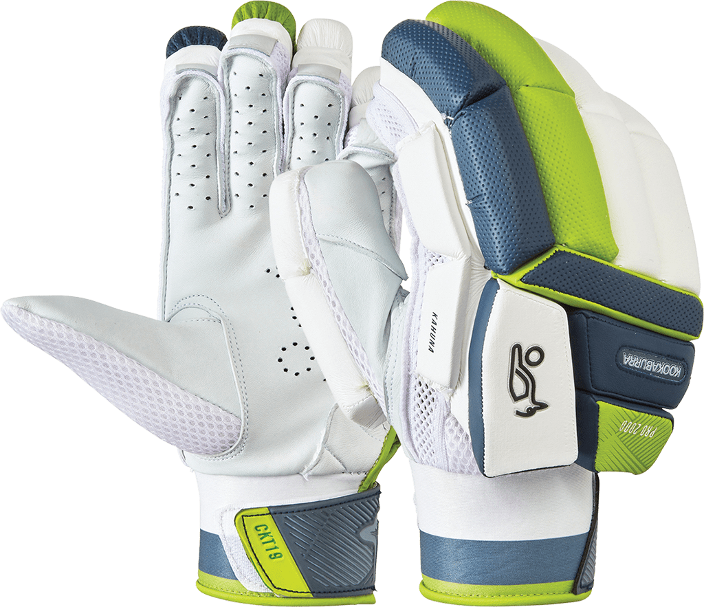 Kookaburra Kahuna Pro 2000 Cricket Batting Gloves - Right Hand (RH) - Premium Leather Protection for Cricket Players - Perfect for Practice & Competitive Matches
