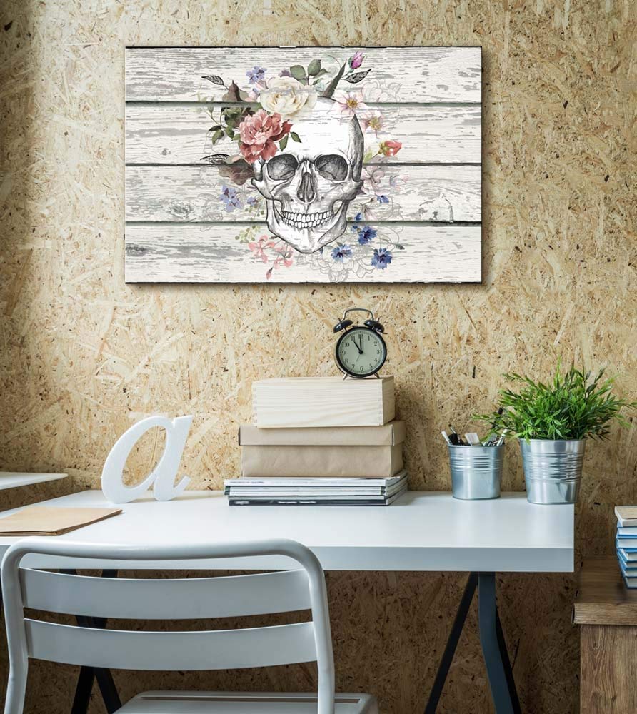 Guns & Rose Canvas Wall Art - 12x18