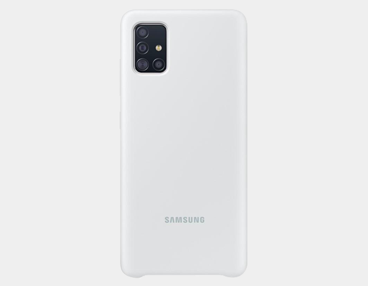 Samsung Galaxy A51 (SM-A515F/DS) 128GB Dual SIM Unlocked Smartphone - 4GB RAM, 64GB SD Card + Case Bundle, Prism Crush White | Perfect for Travel, Business & Everyday Use