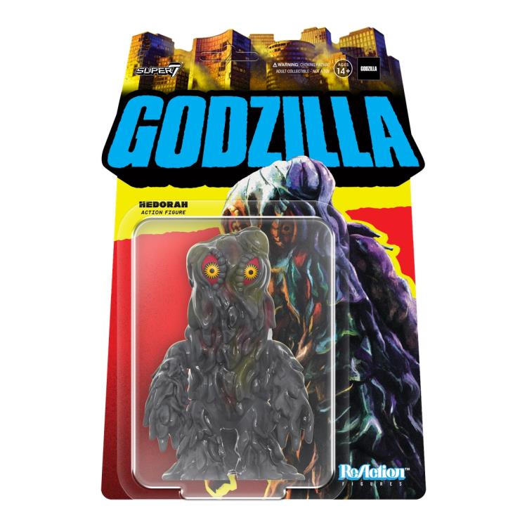 Toho ReAction Hedorah Action Figure - Classic Japanese Kaiju Collectible for Display & Play - Perfect for Fans, Collectors, and Movie Enthusiasts