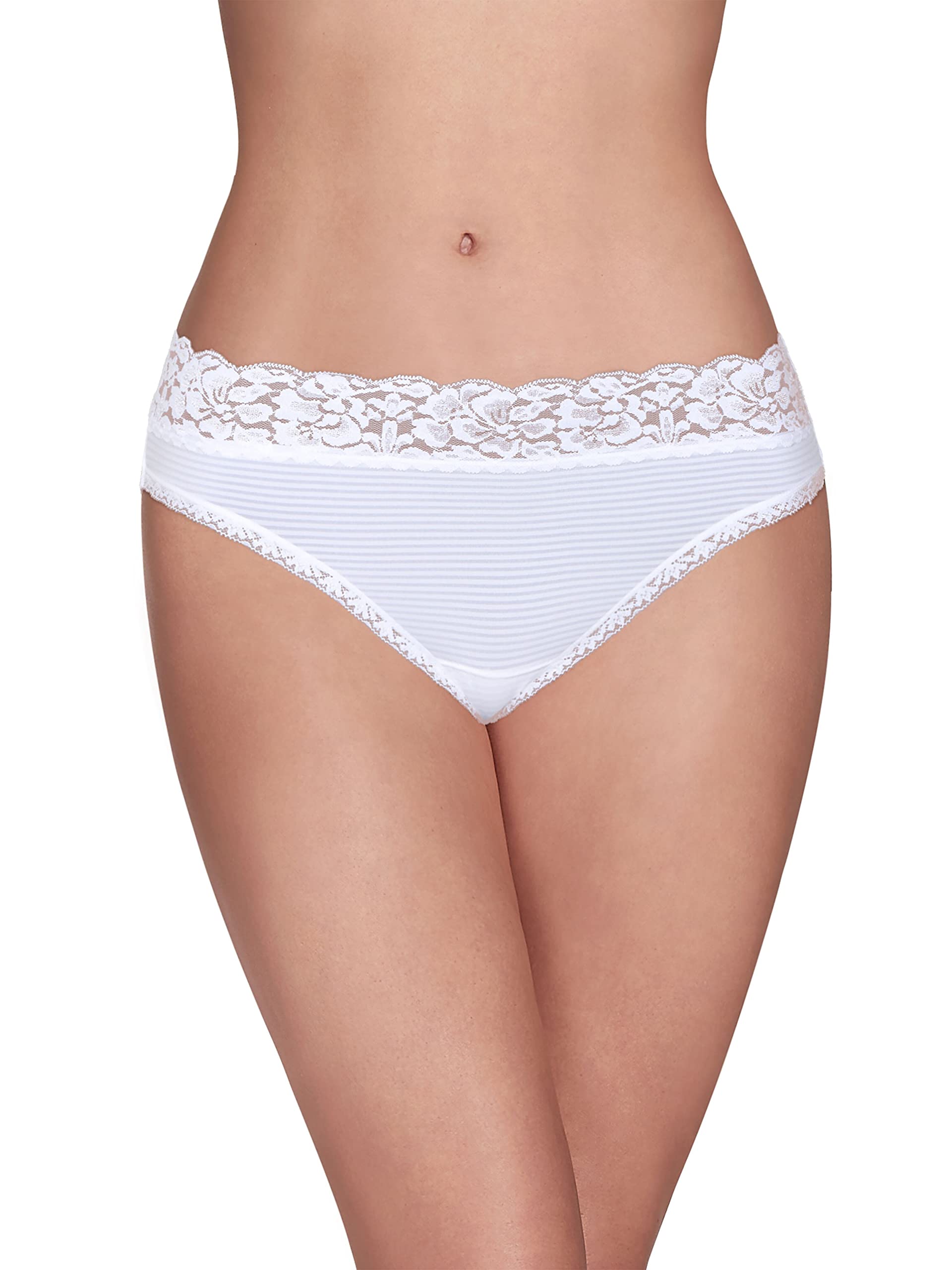 Vanity Fair Women's Lace Panties - Lightweight, Silky & Stretchy Underwear for All-Day Comfort | Perfect for Everyday Wear, Work & Special Occasions