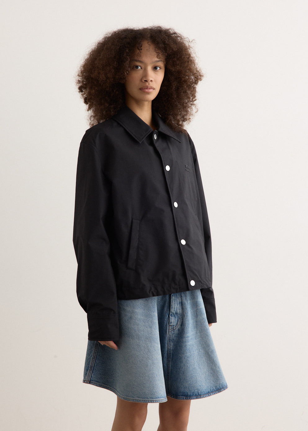 Ami Buttoned Jacket for Women - Stylish Casual Blazer with Buttons - Perfect for Office, Work, and Everyday Wear