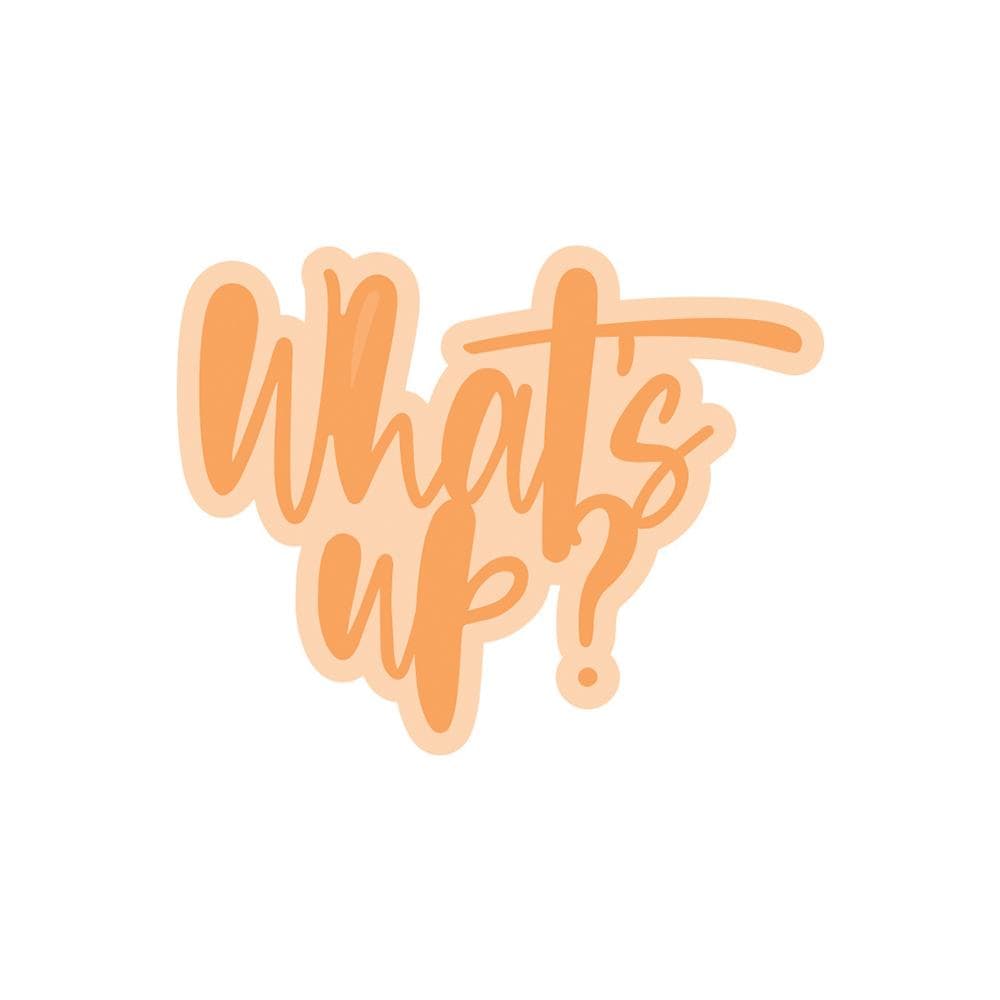 Tonic Studios What's Up Sentiment Die Set 4521E - Scrapbooking & Card Making Craft Supplies for DIY Greeting Cards