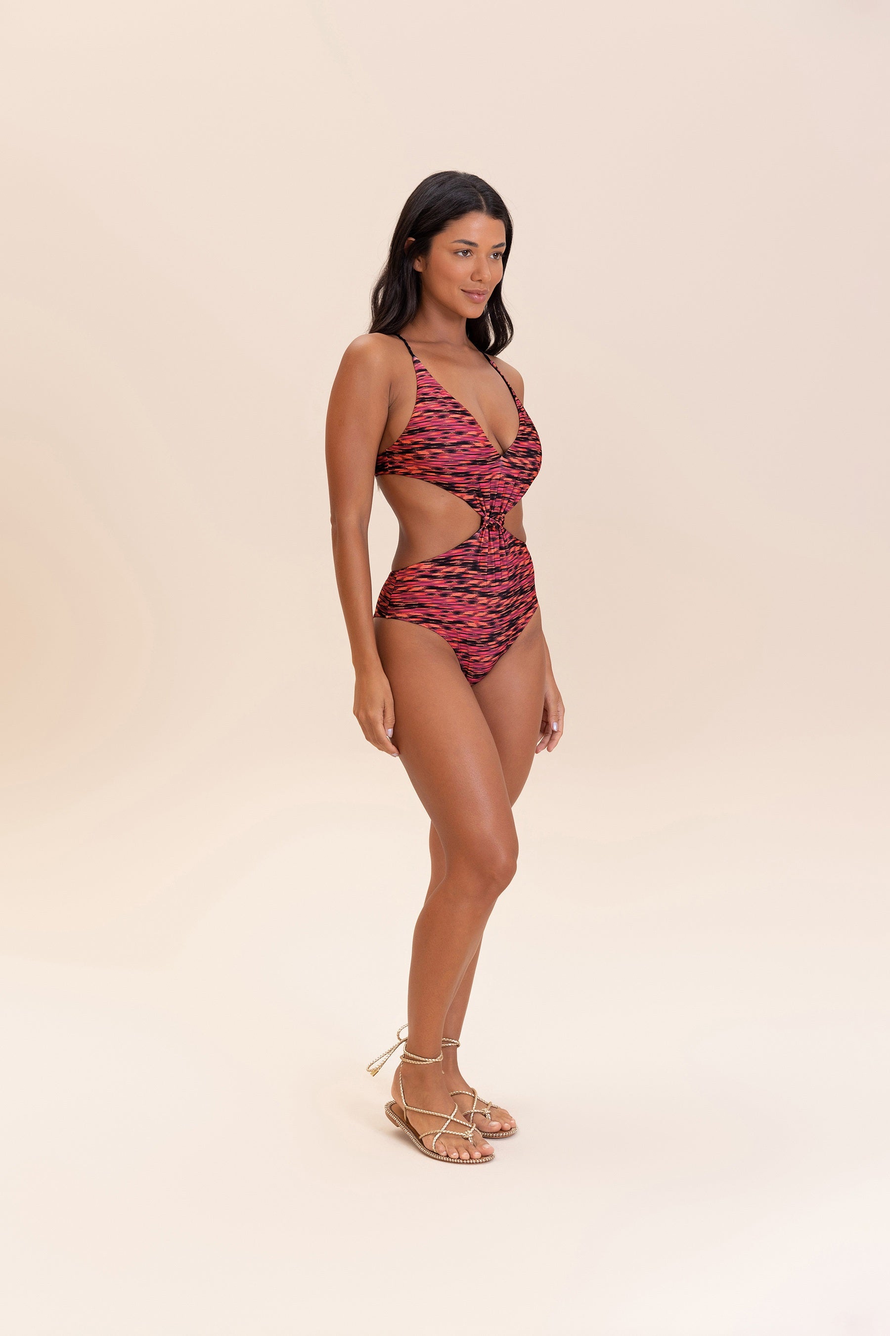 Twist Knot One Piece Swimsuit - Sexy High Cut Bathing Suit for Women, Perfect for Beach Vacation & Pool Party | Tummy Control Swimwear