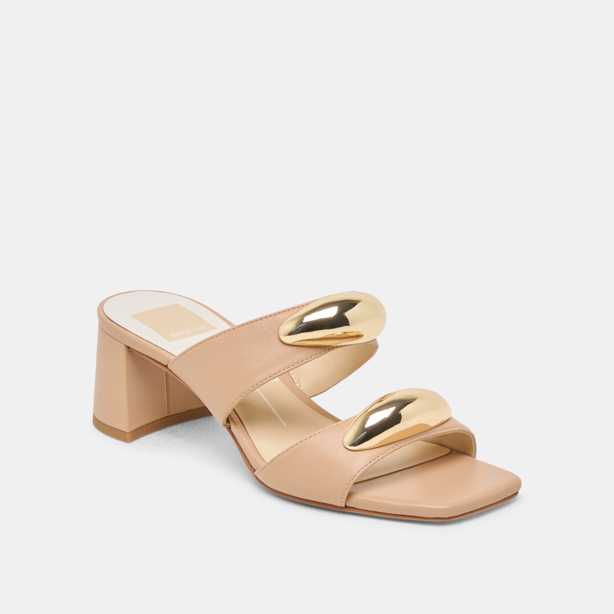 Barnet Women's Light Tan Leather Heels - Stylish & Comfortable Dress Shoes for Work, Party & Special Occasions