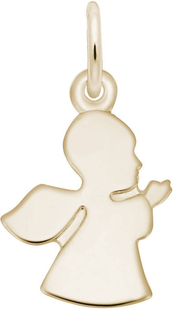 Rembrandt Angel Charm Pendant - Sterling Silver Guardian Angel Necklace for Women, Elegant Jewelry Gift for Christmas, Birthday & Special Occasions | Perfect for Daily Wear, Date Nights & Spiritual Protection