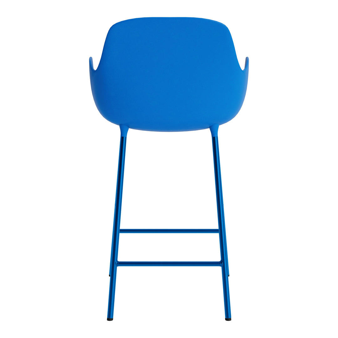 Modern Form Counter Armchair - Stylish Bar Stool for Kitchen Island, Breakfast Nook & Home Bar - Adjustable Height & Comfortable Seating for Dining & Entertaining