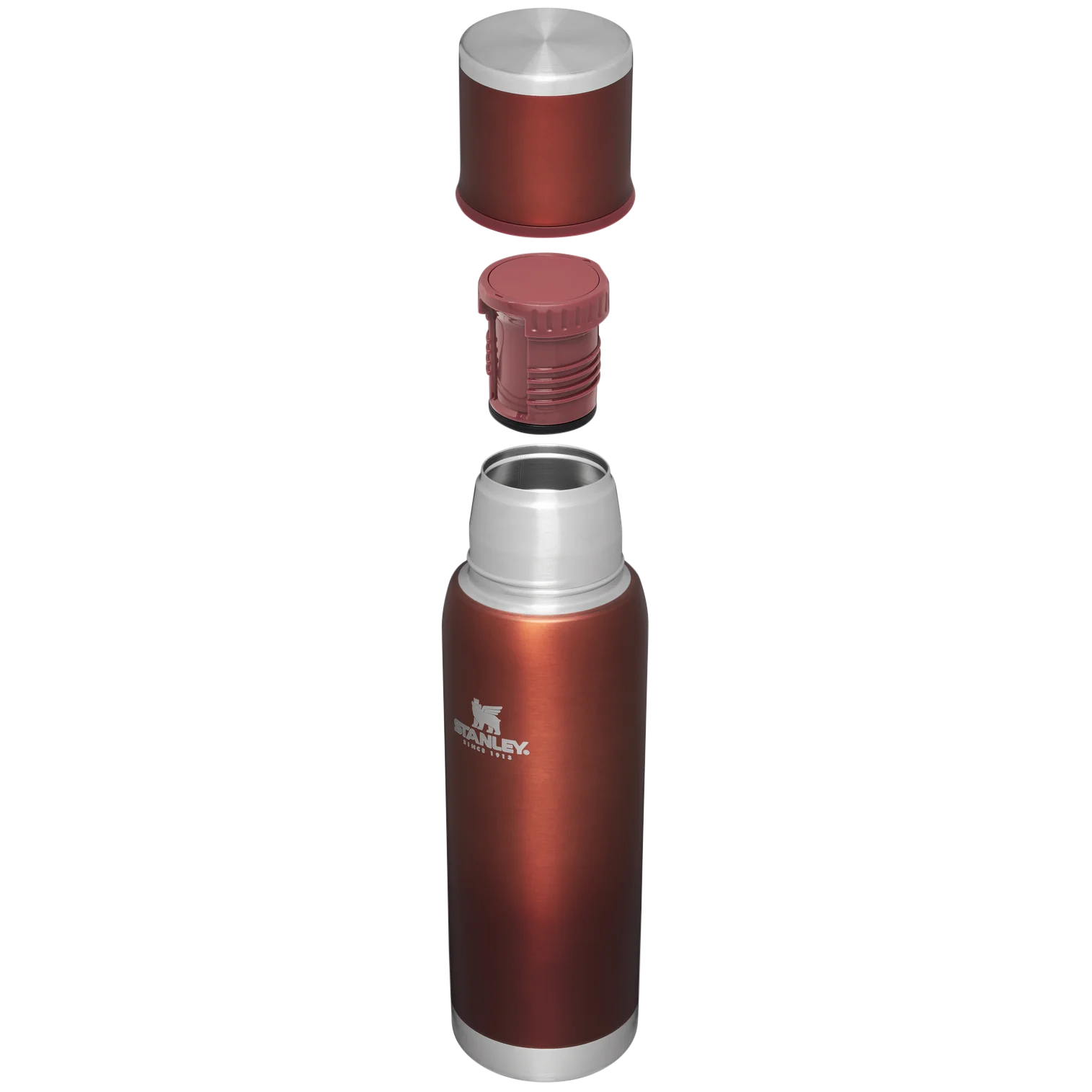 Adventure To Go Insulated Water Bottle - 1.1 Qt (40oz) Leakproof Stainless Steel for Hiking, Camping & Outdoor Activities