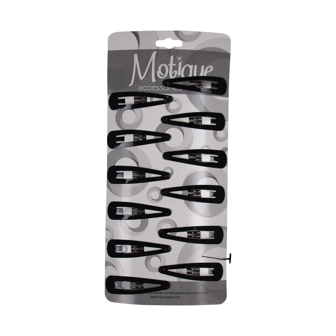 12 Pack Multi-Colored Snap Clips - Set of 3 for Hair Styling, Crafting, and Office Organization
