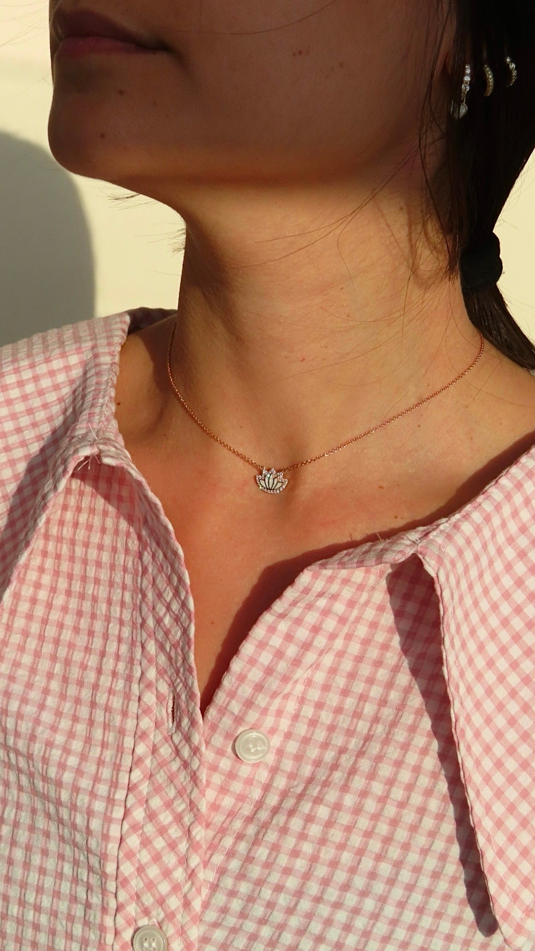 Loutos Elegant Gold Plated Necklace for Women - Perfect for Parties, Weddings & Everyday Wear