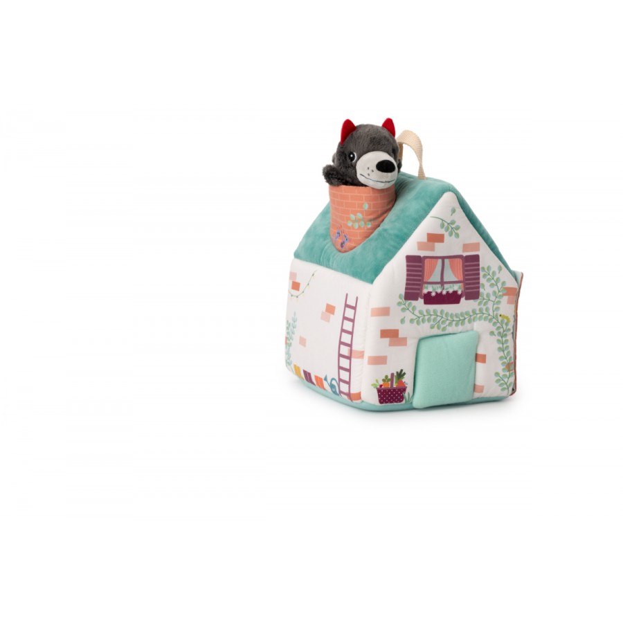 The Three Little Pigs Houses - Classic Fairy Tale Toy Set for Kids | Perfect for Storytelling, Pretend Play & Early Childhood Education