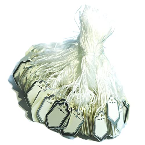 Colaxi 500-Piece Writable Jewelry & Watch Display Tags - Premium Clothing Marking Labels for Retail Stores, Boutiques & Jewelry Organizers
