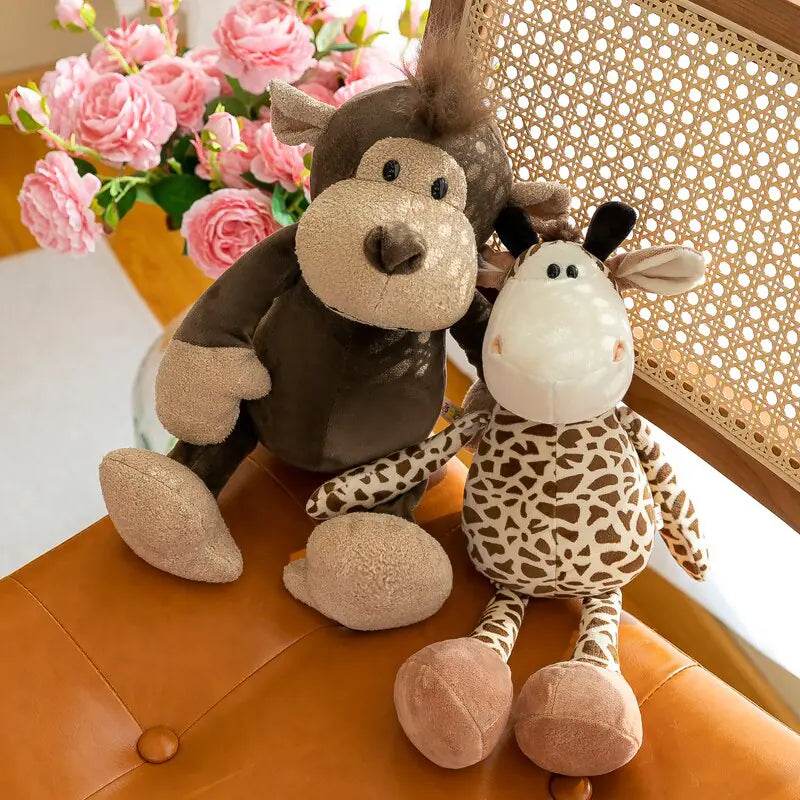 Jungle Jelly Beans - Adorable Jungle Themed Plush Stuffed Animals for Kids | Perfect for Birthday Gifts, Nursery Decor & Safari Party Favors