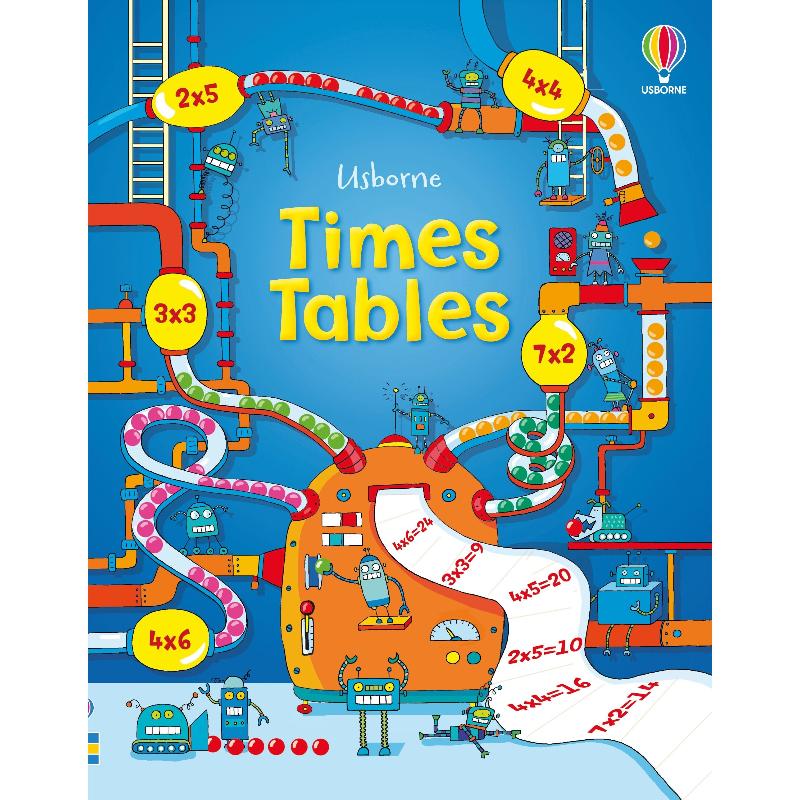 Usborne Educational Book and Times Tables Jigsaw Puzzle - Fun Math Learning for Kids, Perfect for Homeschooling & Classroom Activities