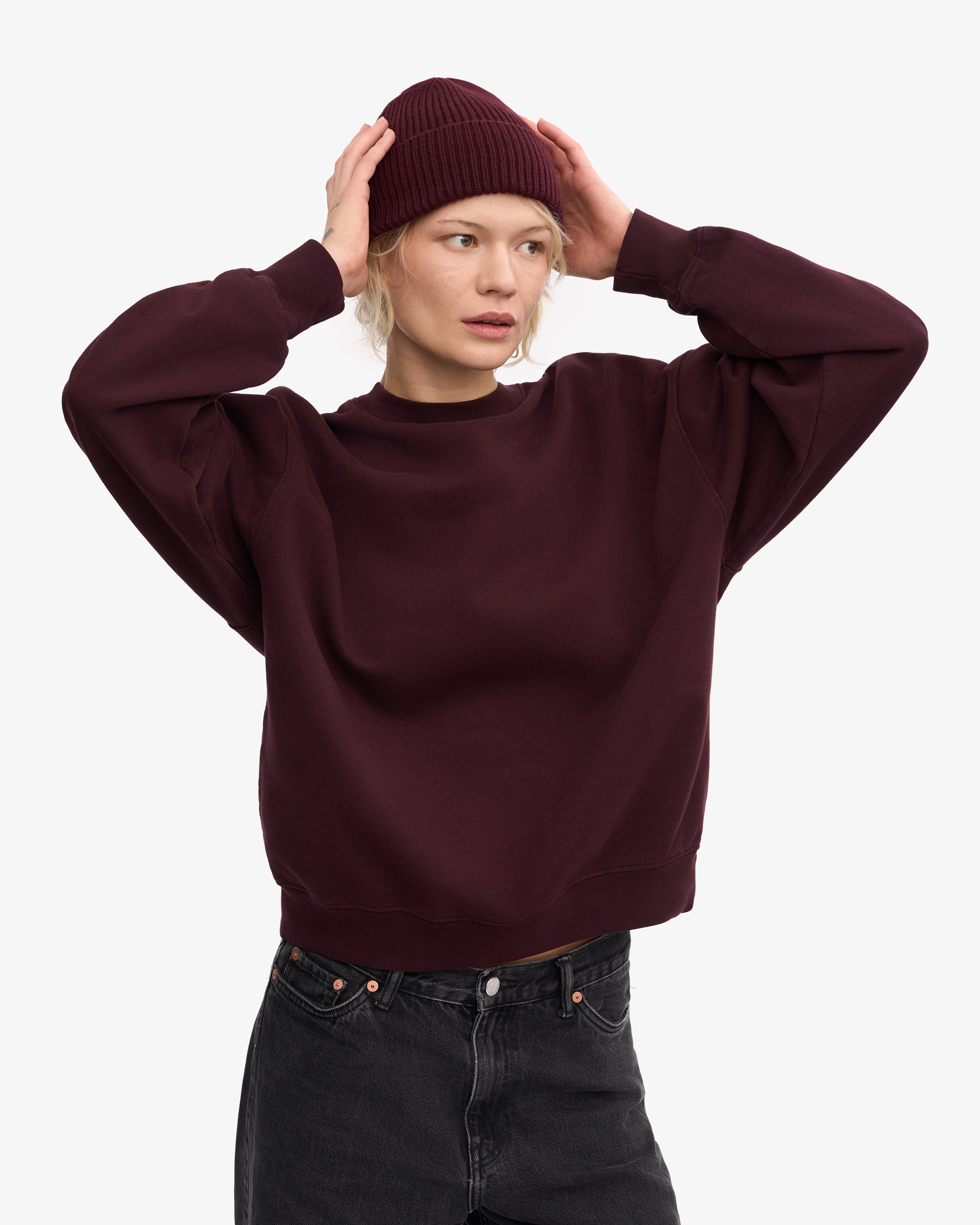 Premium Merino Wool Beanie for Men & Women - Soft Warm Winter Hat in Oxblood Red - Perfect for Skiing, Hiking & Outdoor Activities