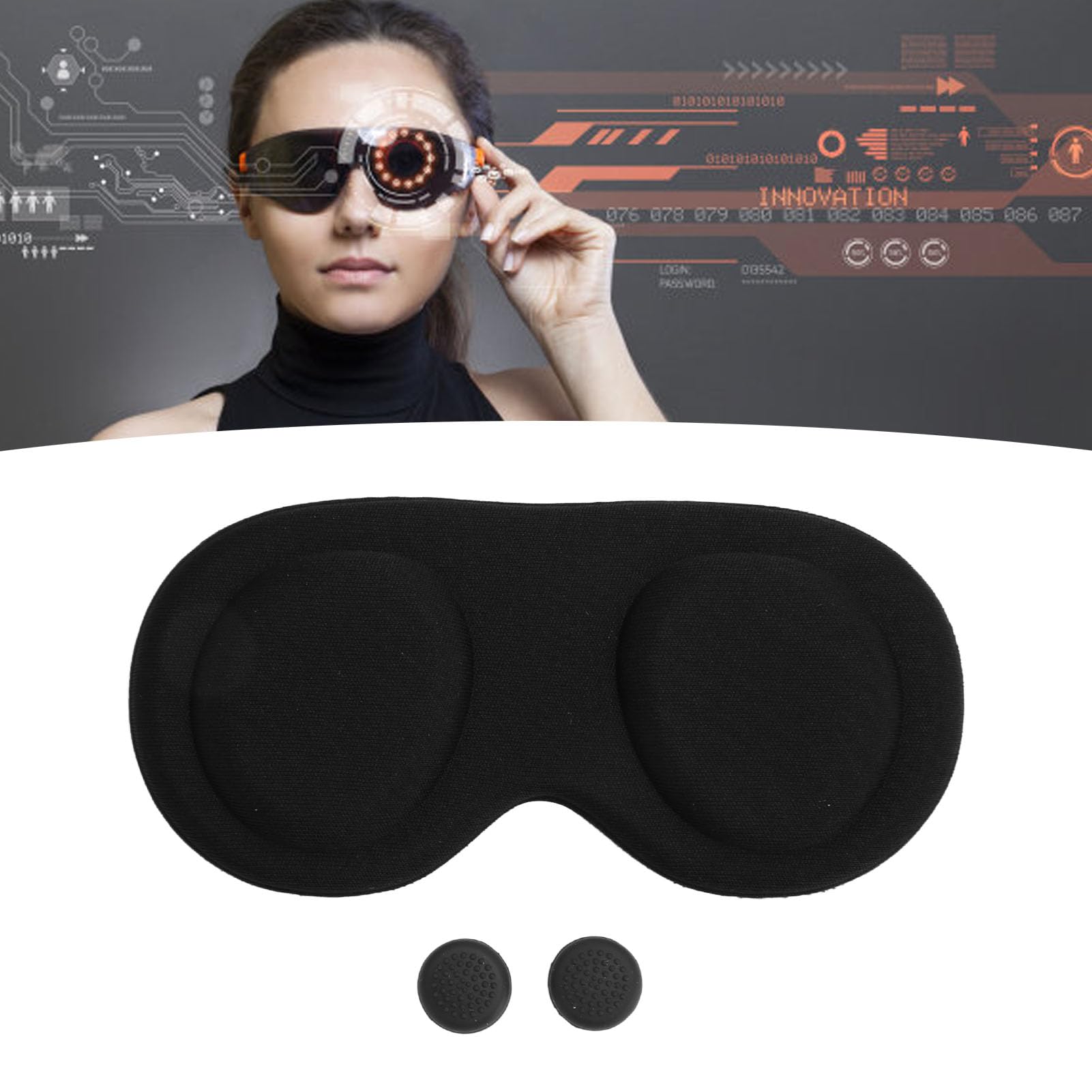 Washable Anti-Scratch VR Lens Cover - Dust Protection Flip Cap with Handle for PICO 4 VR Headset | Perfect for Gaming, VR Experiences & Travel Storage