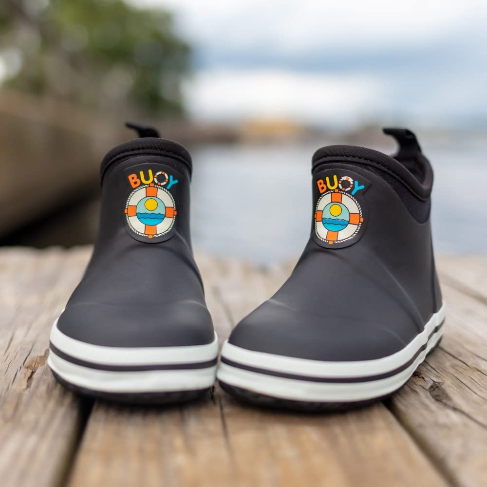 Buoy Boots Waterproof Toddler Rain Boots for Girls & Boys - Kids Outdoor Play & Puddle Jumping Shoes