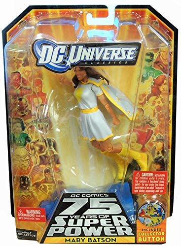DC Universe Mary Batson (White Variant) Action Figure - 75 Years of Super Powers Collectible Series - Perfect for Display, Gifts & Superhero Fans