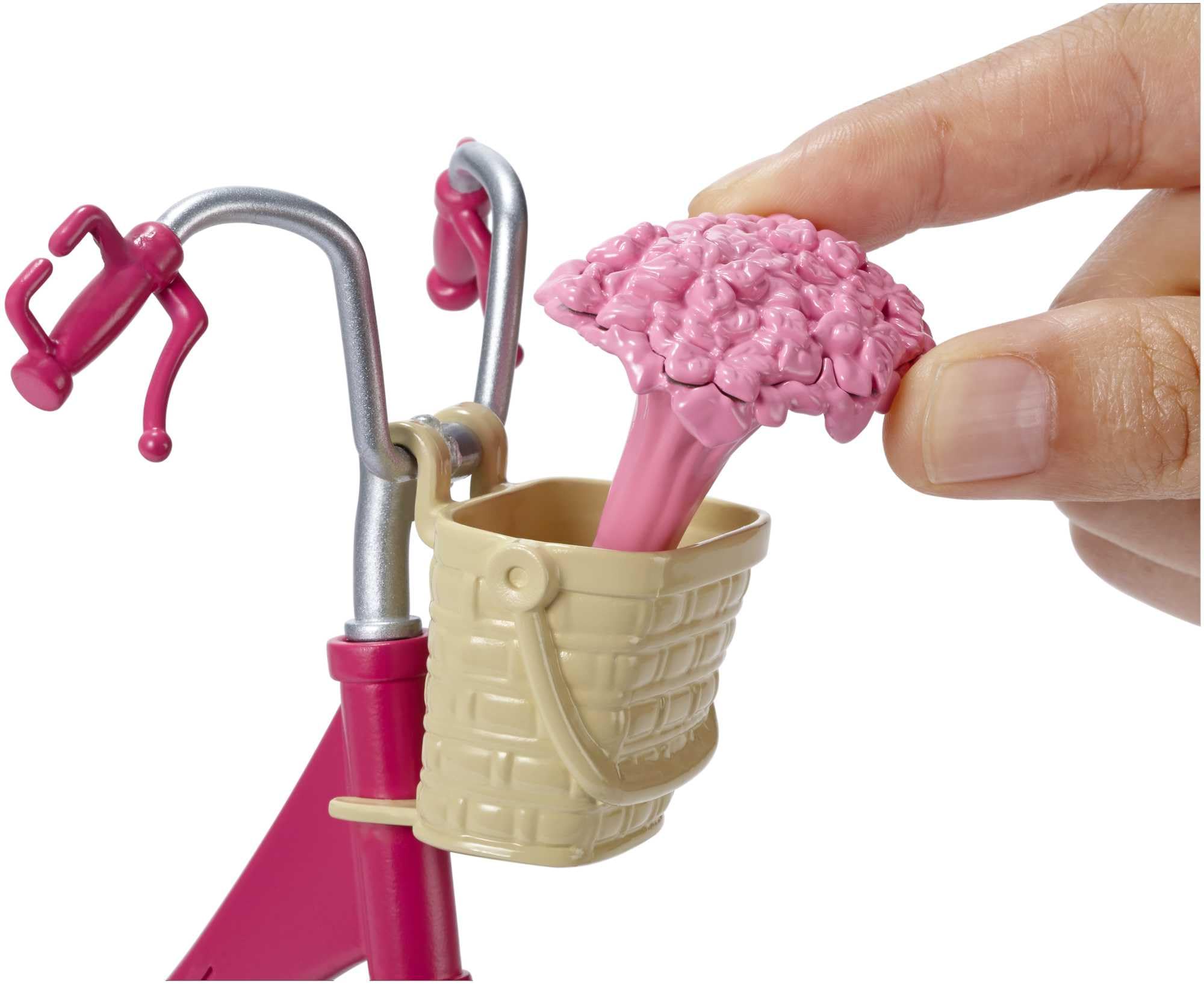 Barbie DVX55 Girls' Bicycle with Training Wheels - Pink & Purple 16-Inch Kids Bike for Ages 4-8 | Perfect for Outdoor Play, Birthday Gifts & Neighborhood Rides