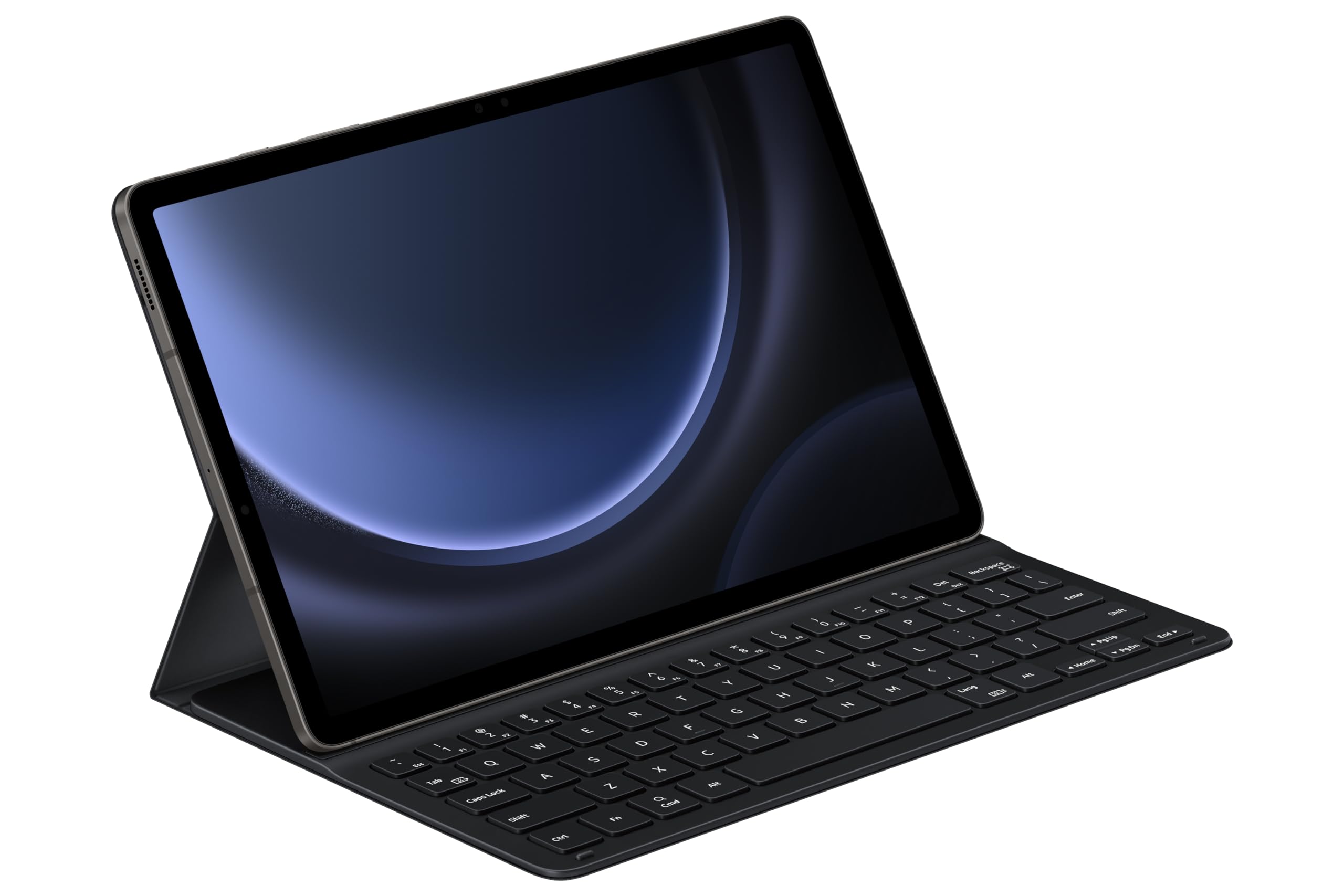 Samsung Galaxy Tab S9 FE+ Book Cover Keyboard Case - Magnetic Back, Wireless Keyboard Sharing, US Version (Black) | PC-Like Experience with Versatile Viewing Positions | Perfect for Work, Study & Entertainment