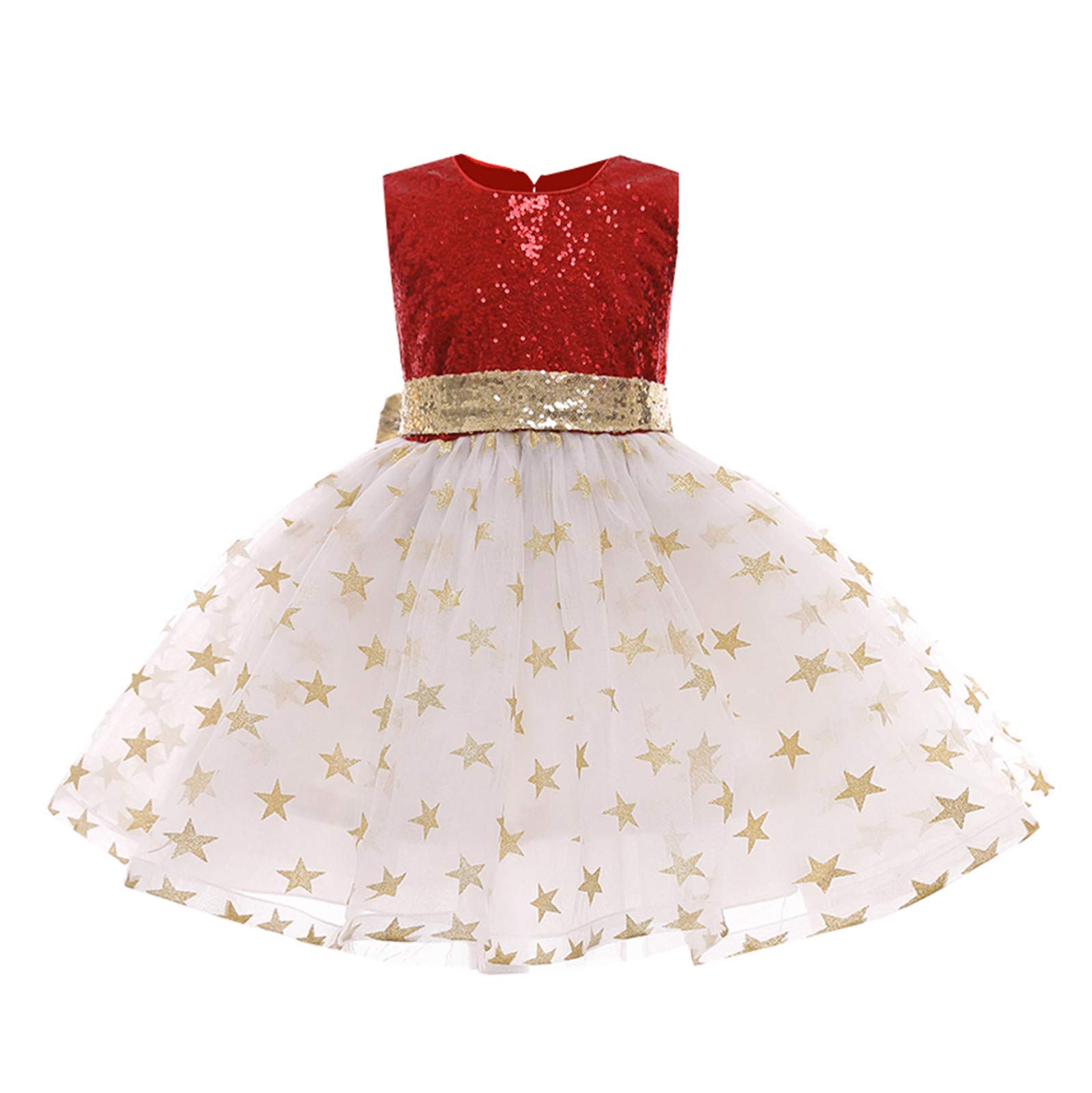 Sparkly Kids Party Dress for Birthday & Pageant - Princess Gown with Paillette for Girls, Perfect for Weddings, Pageants & Special Occasions