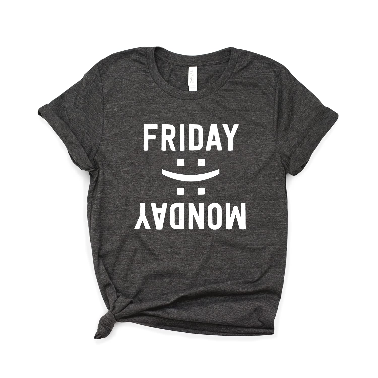 Friday Monday Shirt | Funny Weekend Tee with 'Friyay' & 'Thank God It's Friday' Sayings | Unisex Casual T-Shirt for Work, Parties & Relaxing