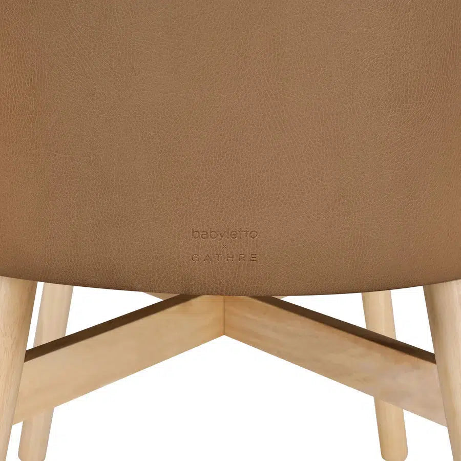 Babyletto Capsule Bassinet in Camel - Portable & Lightweight Baby Crib for Newborns | Perfect for Nursery, Bedroom & Travel Use
