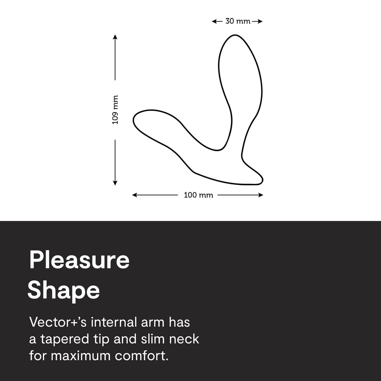 We-Vibe Vector+ Prostate Massager & Anal Vibrator - Remote Control Silicone Butt Plug for Men & Couples | 10 Vibration Modes | App & Long Distance Control | Black | Perfect for Solo Play, Couples Intimacy & Long-Distance Relationships
