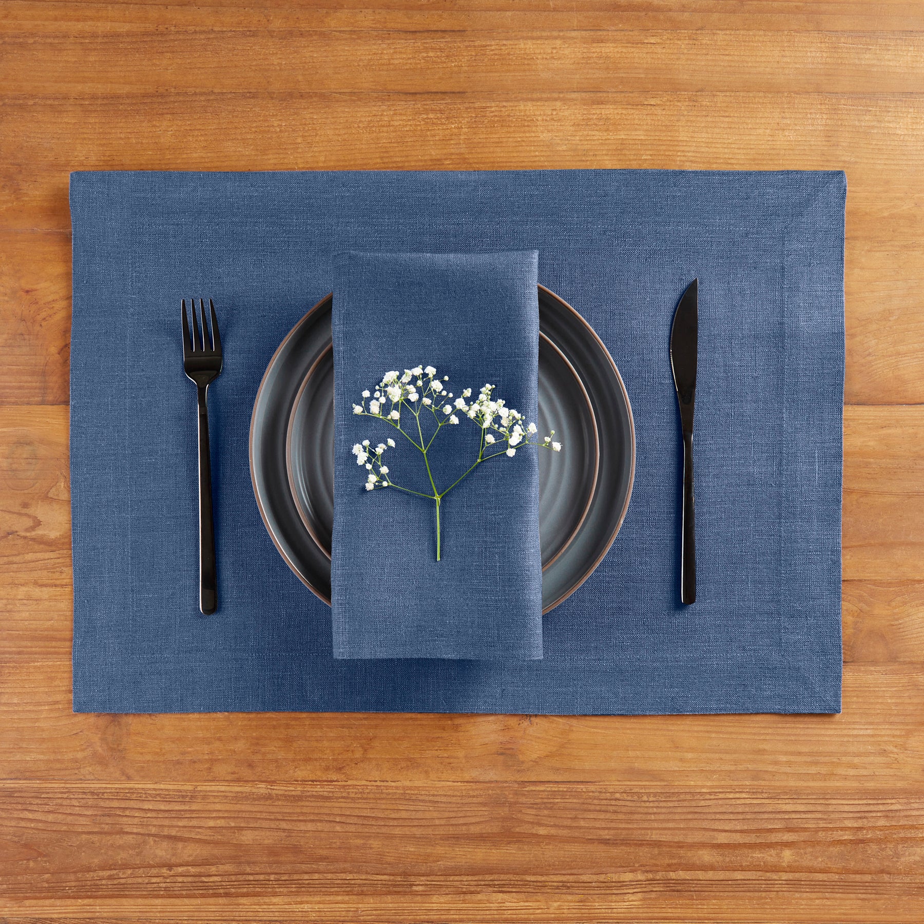 Premium Diana Medium Weight Placemats Set of 4 - Elegant Table Protection for Dining Room, Kitchen & Entertaining - Durable & Stylish Place Mats for Everyday Use & Special Occasions