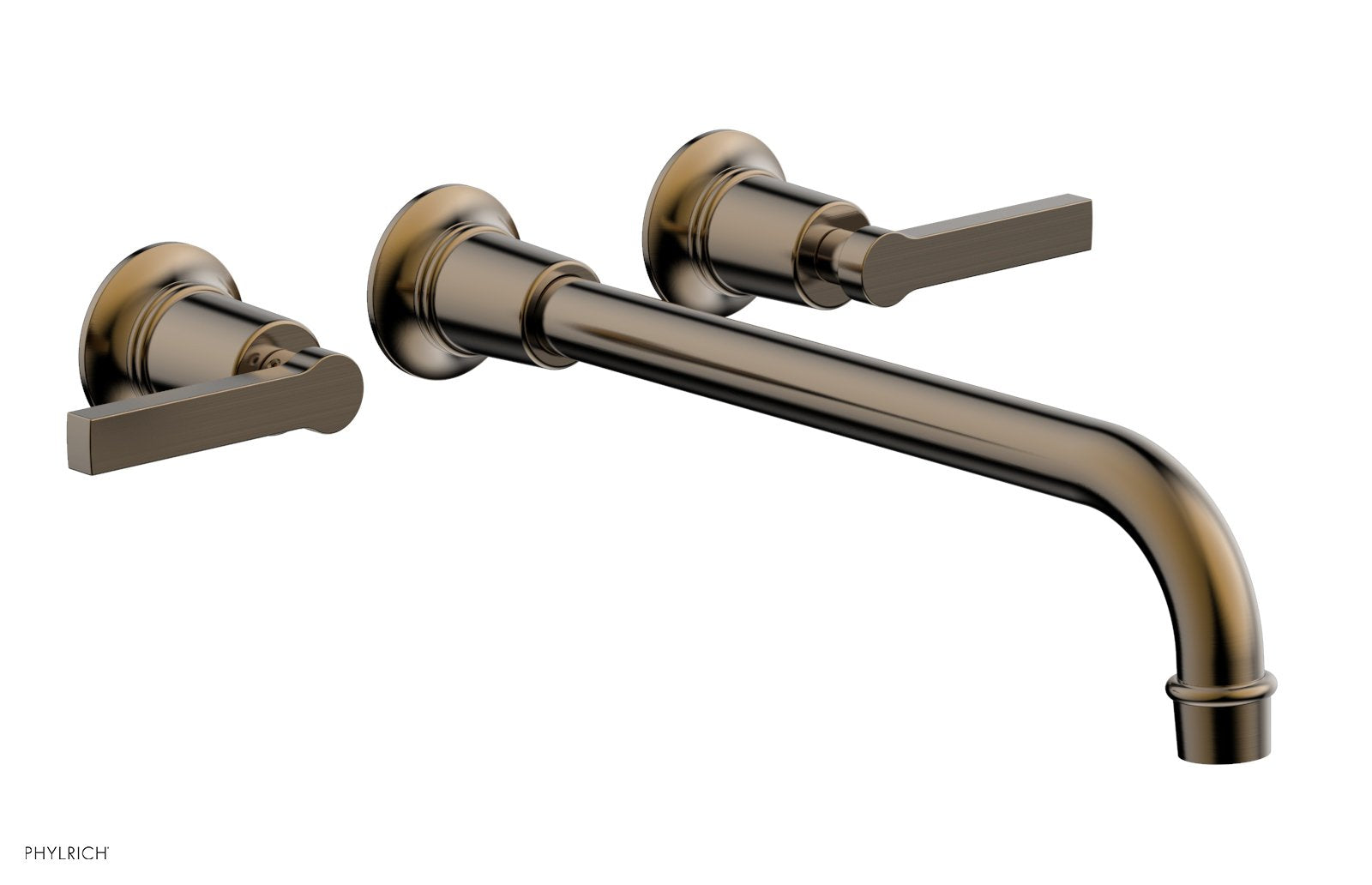 HEX MODERN Wall Mounted Lavatory Faucet Set with 12