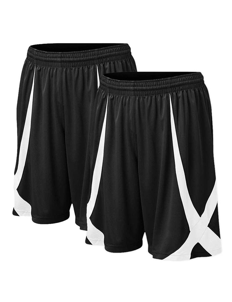 TopTie Men's Lounge Walking Shorts - Comfortable Pajama & Active Athletic Shorts for Casual Wear, Workout, MMA Training & Flag Football - Breathable Lightweight Fabric (No Pockets)