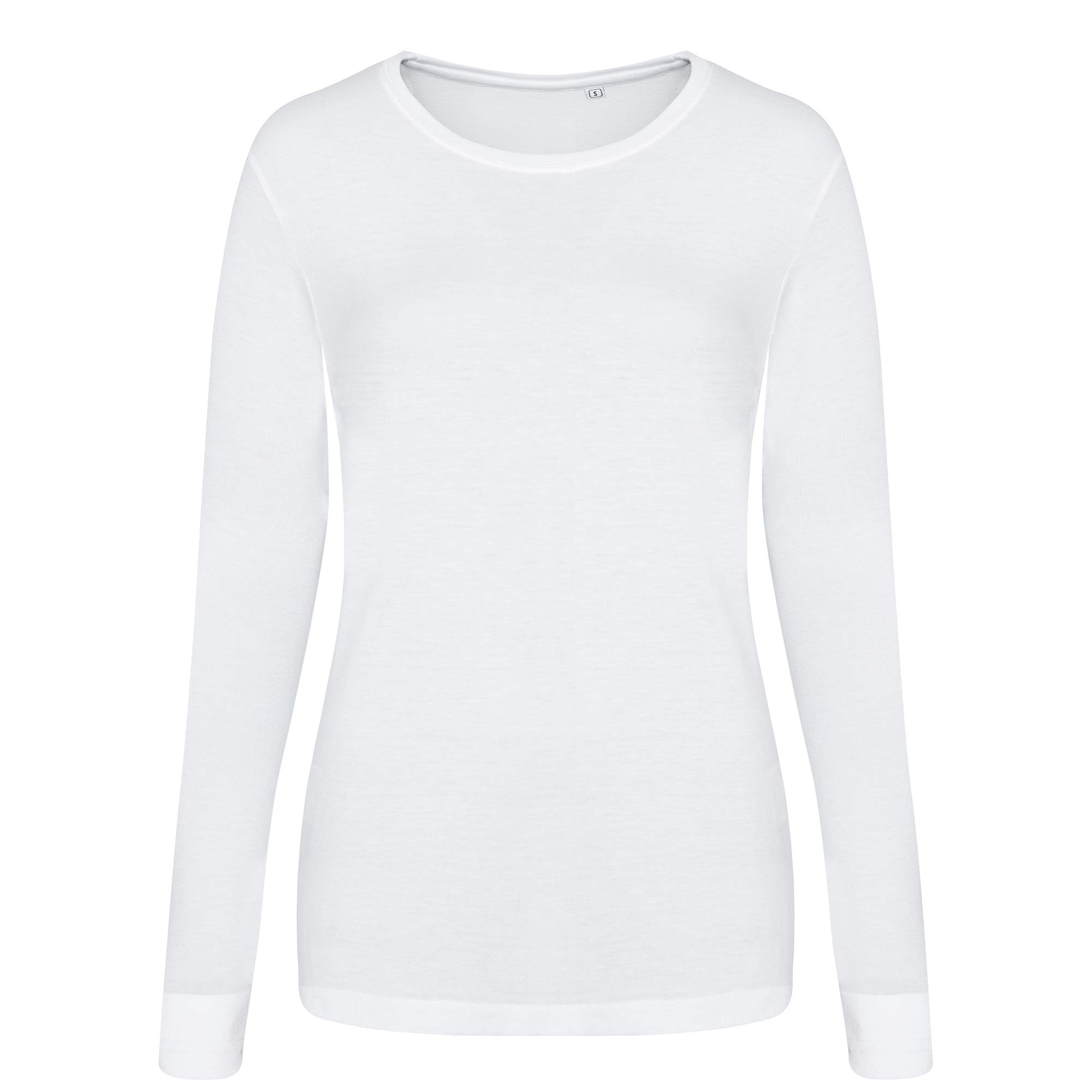 Women's Long Sleeve Tri-Blend T-Shirt - Soft Comfort Fit Casual Top for Ladies - Perfect for Everyday Wear, Layering & Fall Fashion