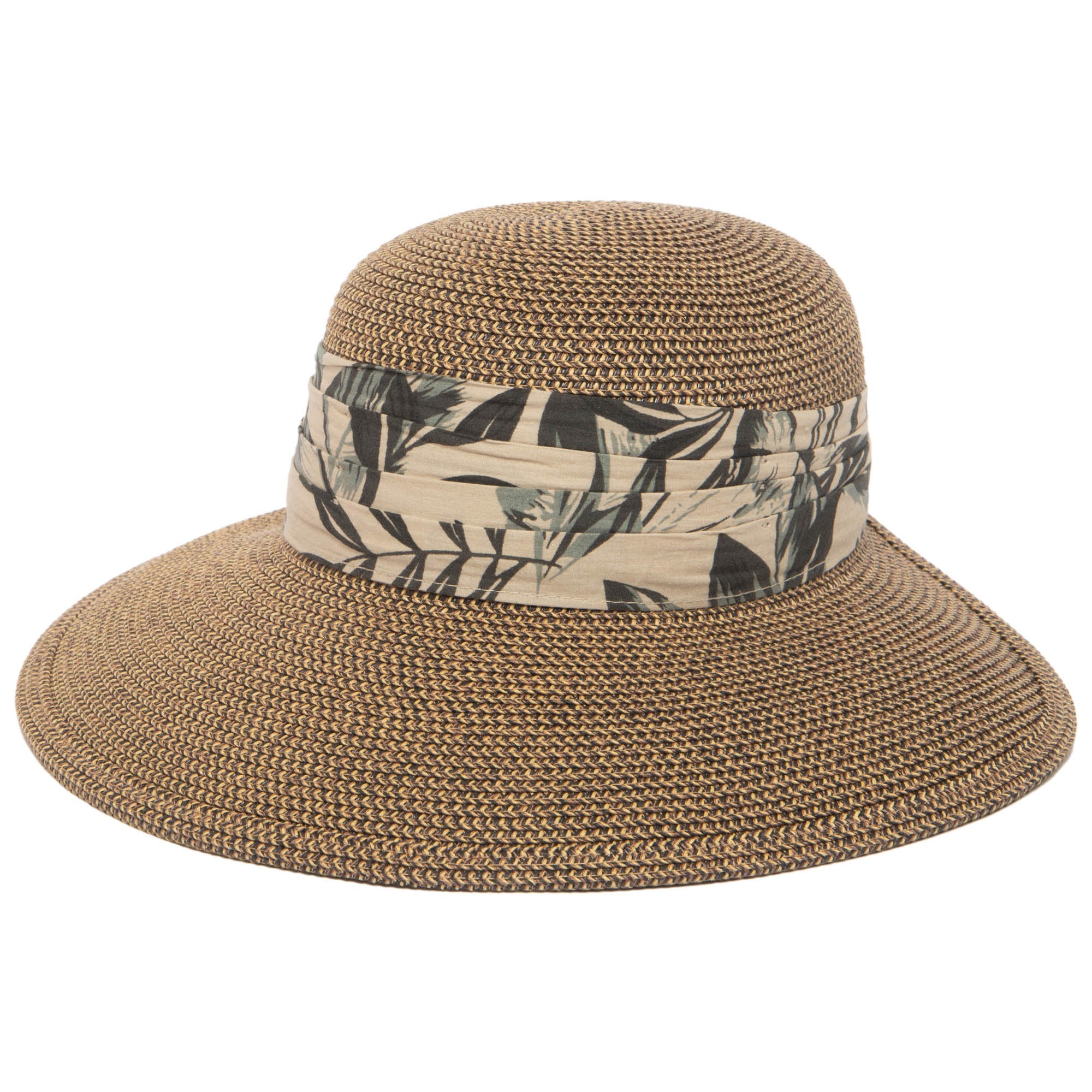 Bay Women's Ultrabraid Round Crown Face Saver Sun Hat - UPF 50+ UV Protection Wide Brim Beach Hat for Summer Outdoor Activities (UBM6834)