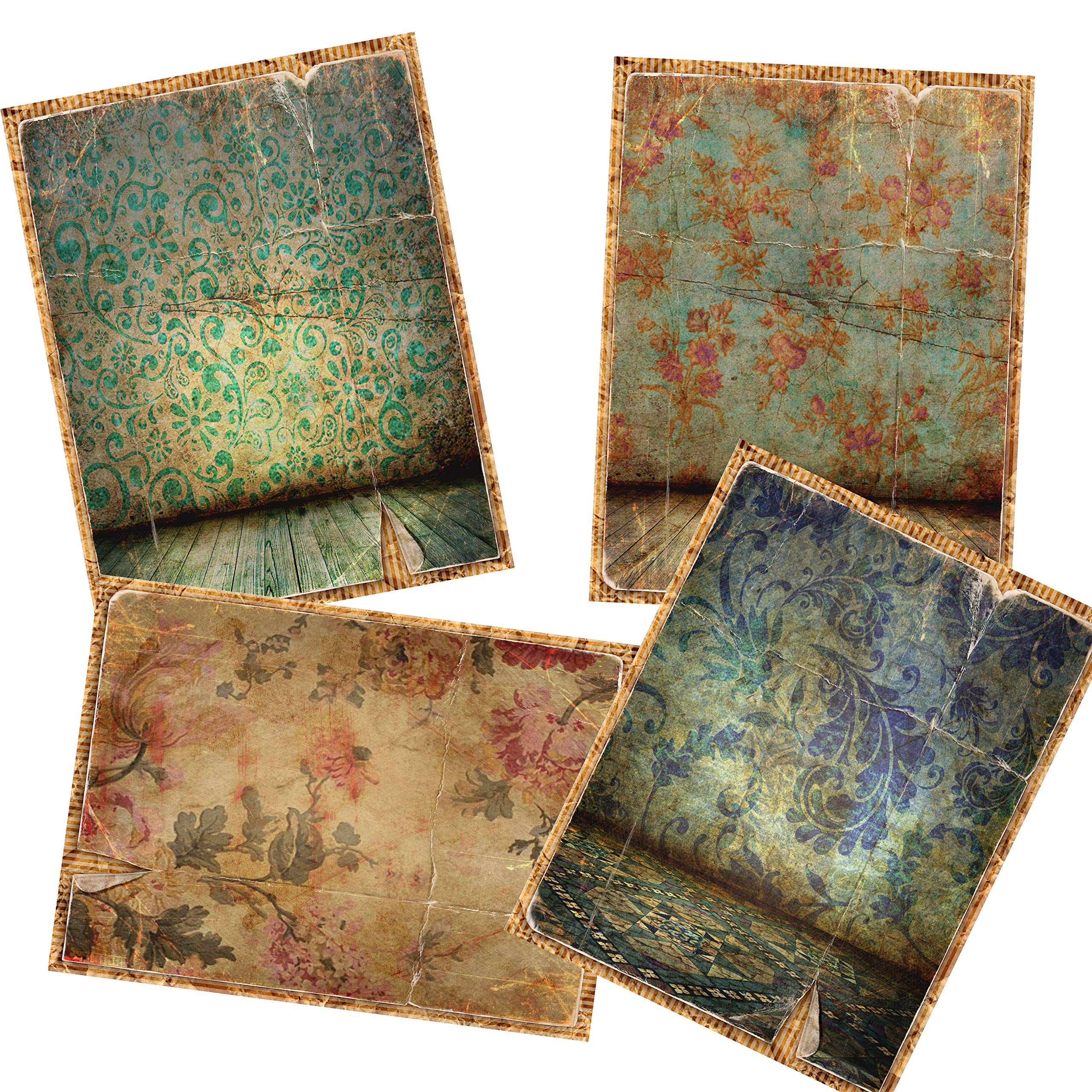 Mermaid Fantasy Journal Paper Pack - 50 Sheets of Scrapbook Paper for DIY Scrapbooking, Card Making, and Bullet Journaling - Perfect for Creative Projects and Gift Wrapping