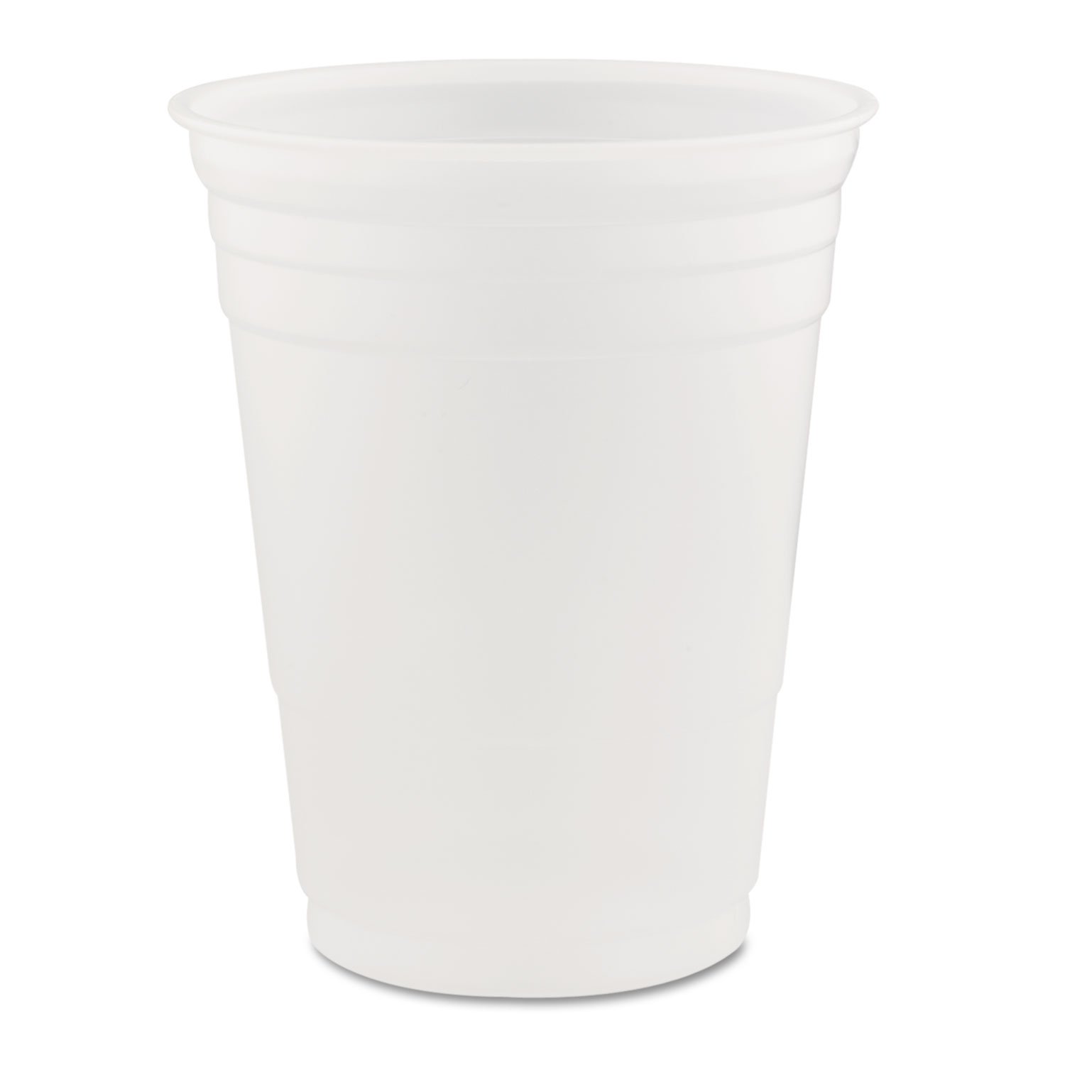 Dart P16 16 oz Translucent Straight Wall Plastic Party Cups - Case of 1000 | Perfect for Parties, BBQs, and Outdoor Events